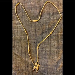 Girl’s Silver Horse Necklace